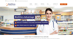Desktop Screenshot of bioethicsadvantage.com
